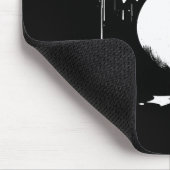 Eend met shuttle - Grappige grafische badmintonlie Muismat (Hoek)