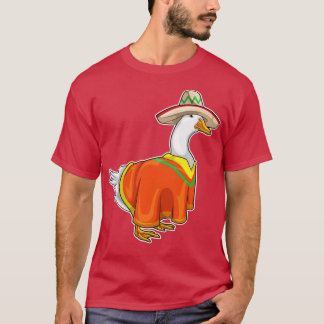 Eend Mexicaans pet Poncho T-shirt