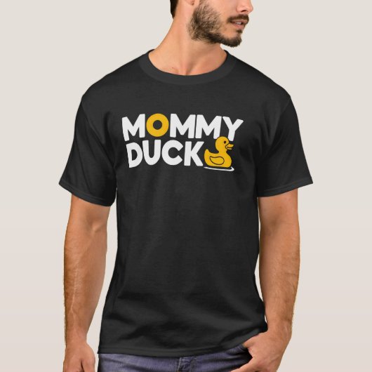 Eend Moeder Rubber Eendje Schattige Mama Moeder Ca T-shirt (Voorkant)