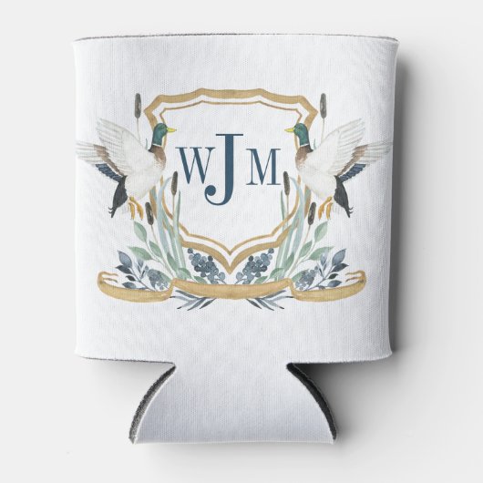 Eend Monogram koelers Blikjeskoeler (Voorkant)