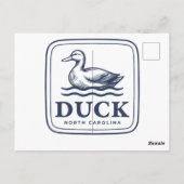 Eend North Carolina Outer Banks OBX Kuststrand Briefkaart (Achterkant)