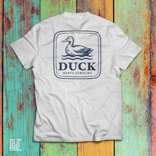 Eend North Carolina Outer Banks OBX Kuststrand  T-shirt