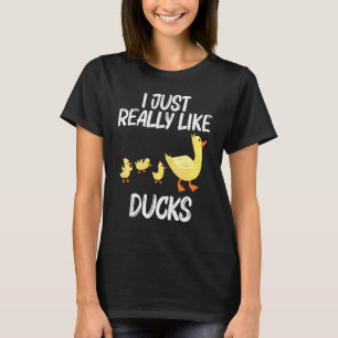 Eend ontwerpen voor mannen vrouwen boerderij eendj t-shirt