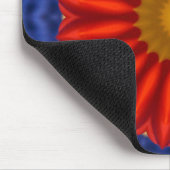 Eend op blauw met geel muismat (Hoek)