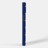 Eend op blauw met gele caleidoscoop Case-Mate iPhone case (Achterkant / Rechts)