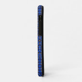 Eend op blauwe caleidoscoop... Case-Mate iPhone case (Achterkant/links)