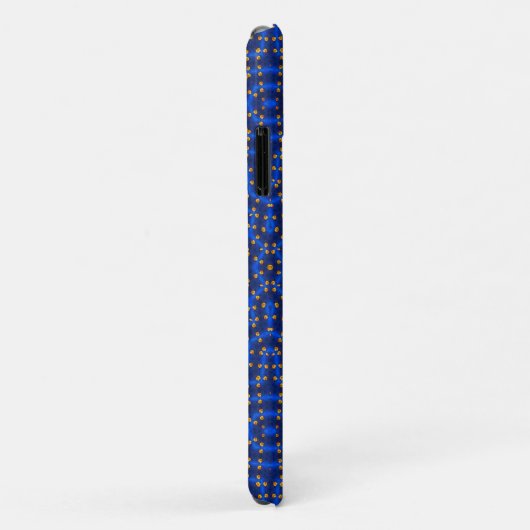 Eend op blauwe caleidoscoop... Case-Mate iPhone case (Achterkant/rechts)