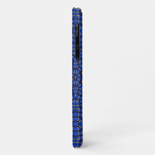 Eend op blauwe caleidoscoop... Case-Mate iPhone case (Achterkant/links)