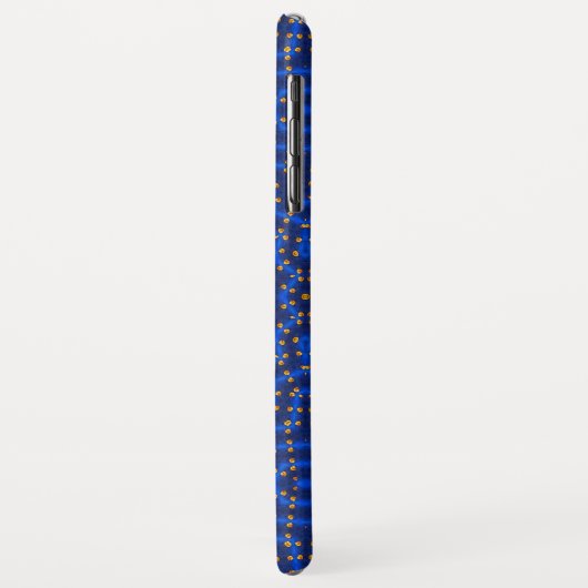 Eend op blauwe caleidoscoop... Case-Mate iPhone case (Achterkant/links)