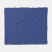 Eend op Blauwe Kaleidoscoop Klein Fleece Deken (Voorkant (Horizontaal))