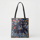 Eend op de vijver uit de Qing-dynastie Tote Bag (Voorkant)
