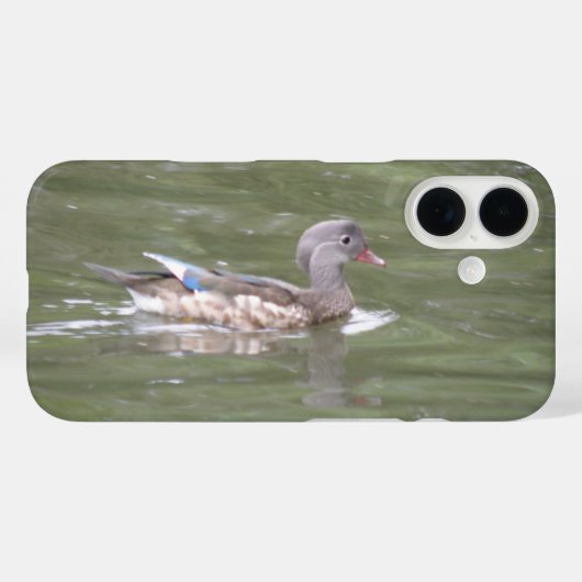 Eend op het meer Case-Mate iPhone case (Achterkant (horizontaal))