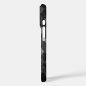 Eend Pictogram op Black Argyle Grunge Case-Mate iPhone Case (Achterkant / Links)