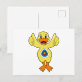 Eend Raakt Roos Briefkaart (Voorkant / Achterkant)