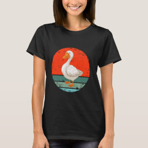 Eend  Retro Eend Boerderij Dier Eend Lover Fun T-shirt