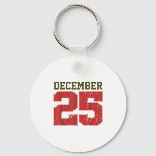 Eend Retro Halls Kerstmis Wilde Eend Kerstmis Eend Sleutelhanger (Voorkant)