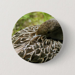 Eend Ronde Button 5,7 Cm
