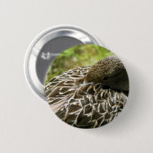 Eend Ronde Button 5,7 Cm (Voorkant /achterkant)
