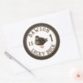 Eend Ronde Stickers (Envelop)