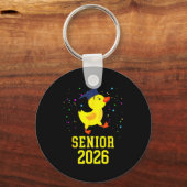 Eend senior 2026 afstudeer school & college sleutelhanger (Voorkant)
