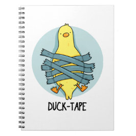 Eend Tape Grappige Duct Tape Woordspeling Notitieboek