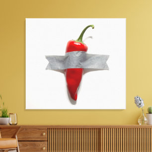 Eend-Taped Chili Canvas