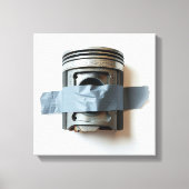 Eend-Taped Piston Canvas Print (Voorkant)