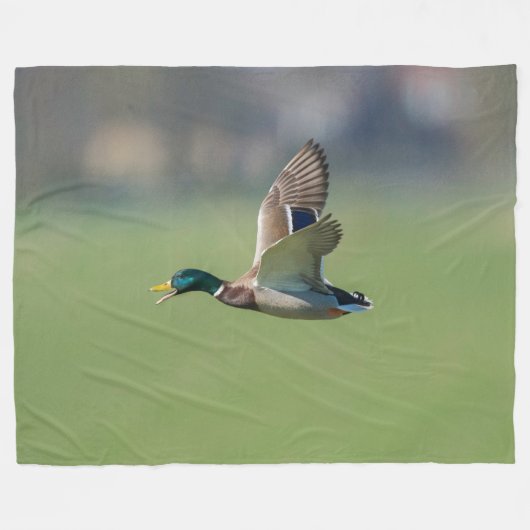 EEND TIJDENS DE VLUCHT FLEECE DEKEN (Voorkant (Horizontaal))