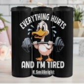 Eend tillen van alles doet pijn grafisch thermosbeker