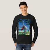 Eend toeter ganzen ochtendroutine t-shirt (Voorkant volledig)