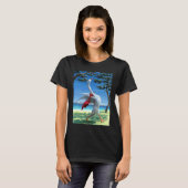Eend toeter ganzen ochtendroutine t-shirt (Voorkant volledig)