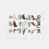 Eend typt Christelijk God zegt dat ik bijbelvers r Fleece Deken (Voorkant (Horizontaal))