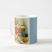 eend uit 1930 die over de vloer vloog koffiemok (Voorkant links)