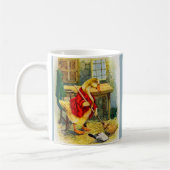 eend uit 1930 die over de vloer vloog koffiemok (Links)