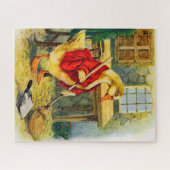 eend uit 1930 die over de vloer vloog legpuzzel (Horizontaal)