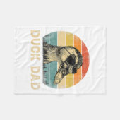 eend vader eend liefhebbers papa vader # 39; s da fleece deken (Voorkant (Horizontaal))