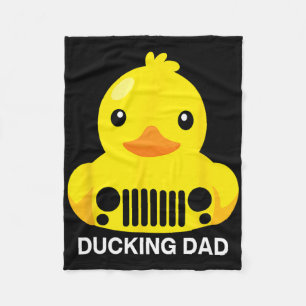 Eend Vader Jagen Opa Grappige Vaderdag Fleece Deken