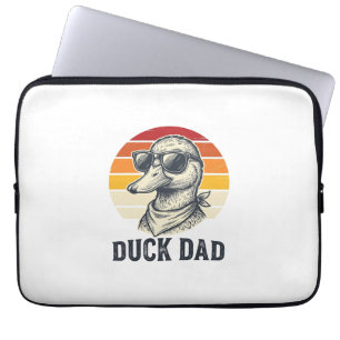 Eend Vader Vintage Eend Zonnebril Vector T-shirt D Laptop Sleeve