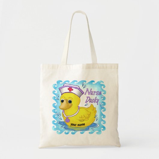 Eend Verpleegster Tote Bag (Voorkant)