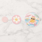Eend Vijver Verjaardagsfeest Tafel Confetti (Voorkanten)
