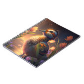 Eend Vogel Dier Portret Schilderij Wildlife Ponds Notitieboek (Linkerzijde)