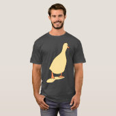 Eend vogel retro t-shirt (Voorkant volledig)