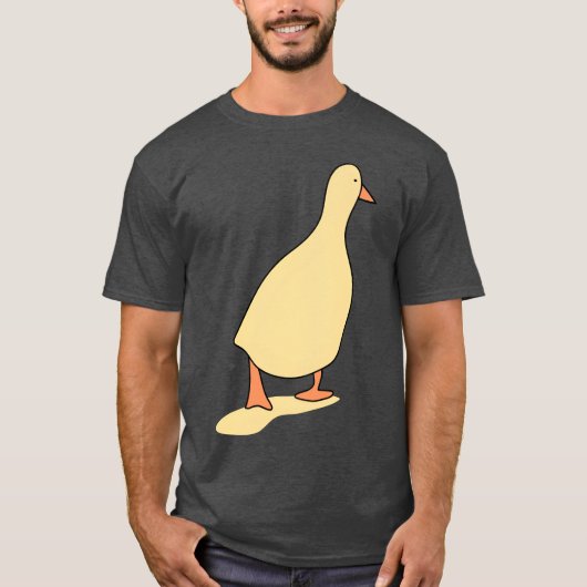 Eend vogel retro t-shirt (Voorkant)