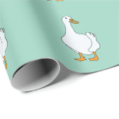 Eend Vogel Witte Eend Cadeaupapier (Rol Hoek)