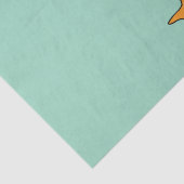 Eend Vogel Witte Eend Tissuepapier (Detail)