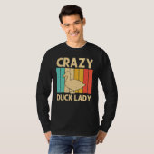 Eend voor vrouwen Moeder Wilde Eend Mandarijneend T-shirt (Voorkant volledig)