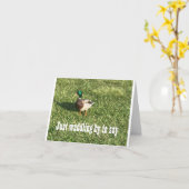 EEND WADDELT LANGS OM GELUKKIGE VERJAARDAG TE ZEGG KAART (Gele Bloem)