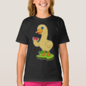 Eend Watermeloen T-shirt (Voorkant)
