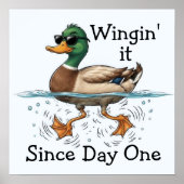 Eend Winging It Poster (Voorkant)