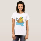 Eend Zeeduivel Vissen T-shirt (Voorkant volledig)